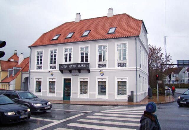 Maling af facade – Hjørneejendom