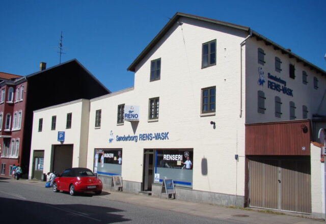 Maling af facade – Sønderborg Rens og Vask
