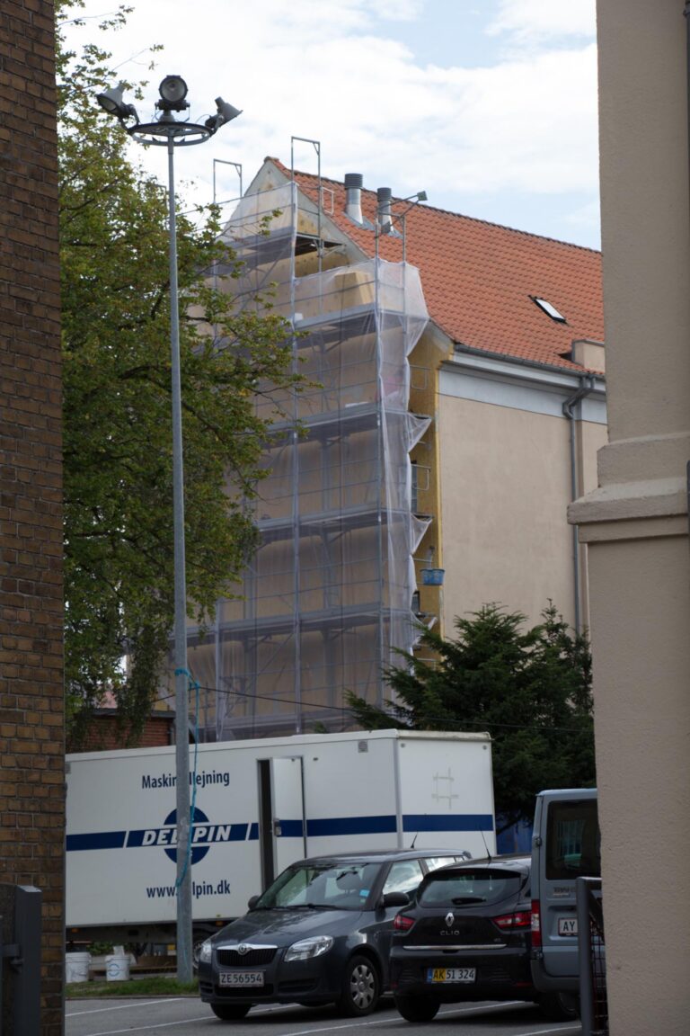 Aabenraa: Nygade Skole udvendig isolering
